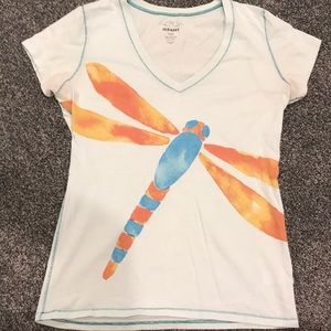 Old navy t shirt with dragonfly
